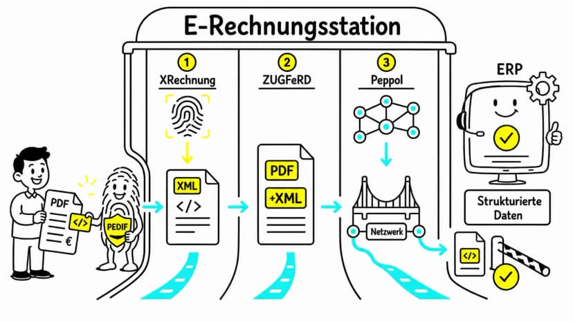 xrechnung-zugferd-peppol-einfach-erklaert